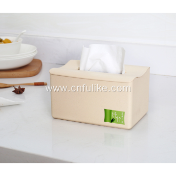 Creative Bamboo Fiber Plastic Tissue Boxes